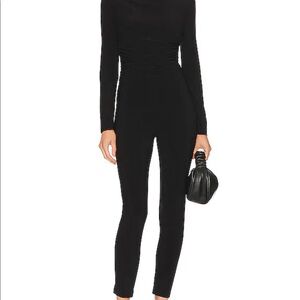 Norma Kamali Long Sleeve Turtleneck Catsuit